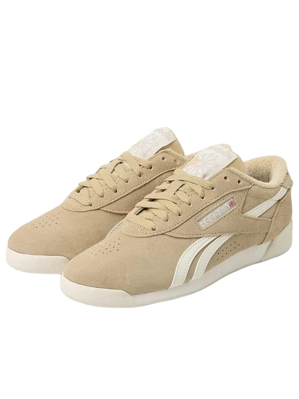Кроссовки Reebok Freestyle Lo 'Simple Beige Chalk Chalk' 100262278 — изображение 3 из 5, бежевый