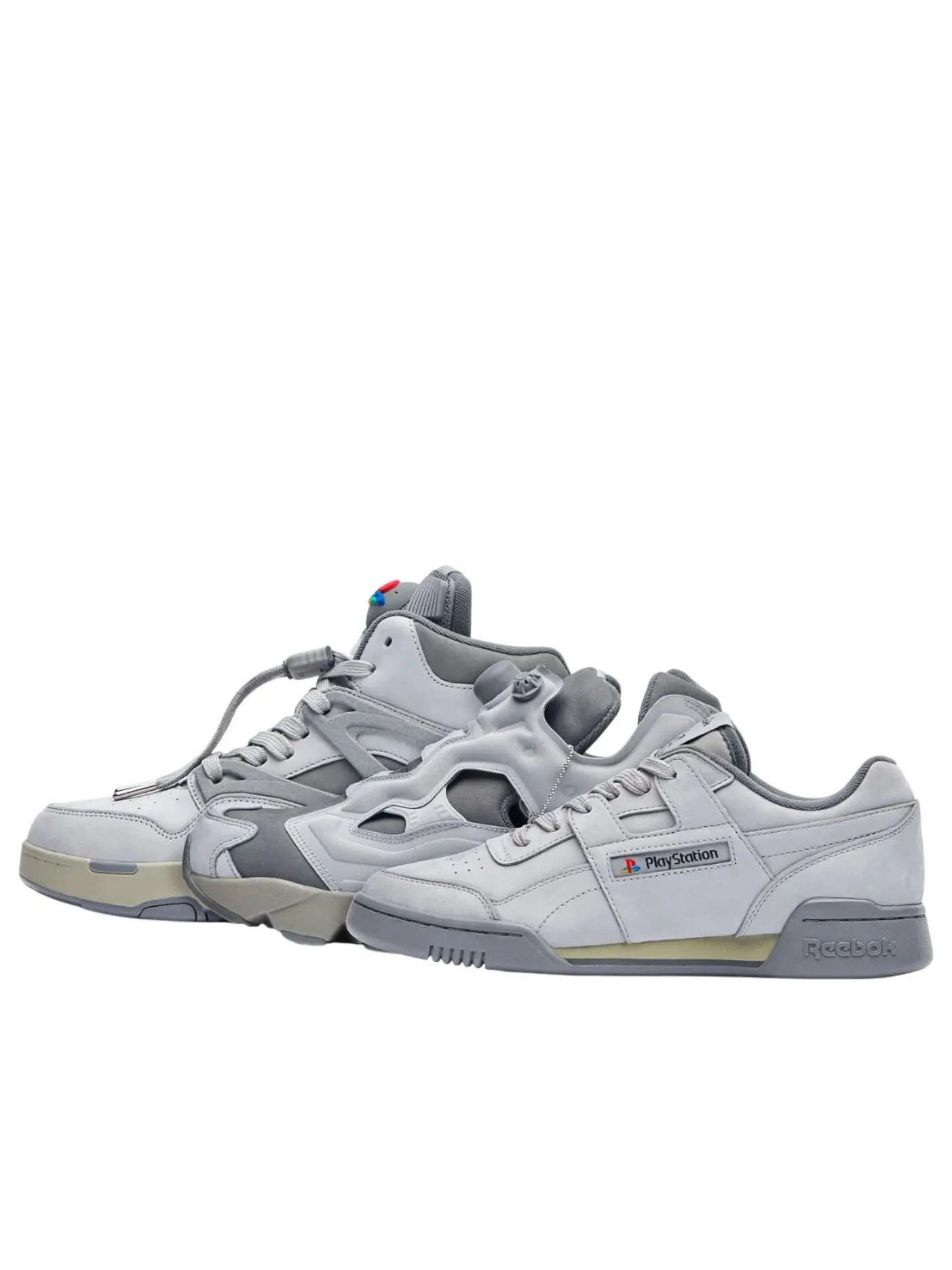 Кроссовки Reebok x Sony Playstation '30th Anniversary Stacking Box' — изображение 1 из 7, серый