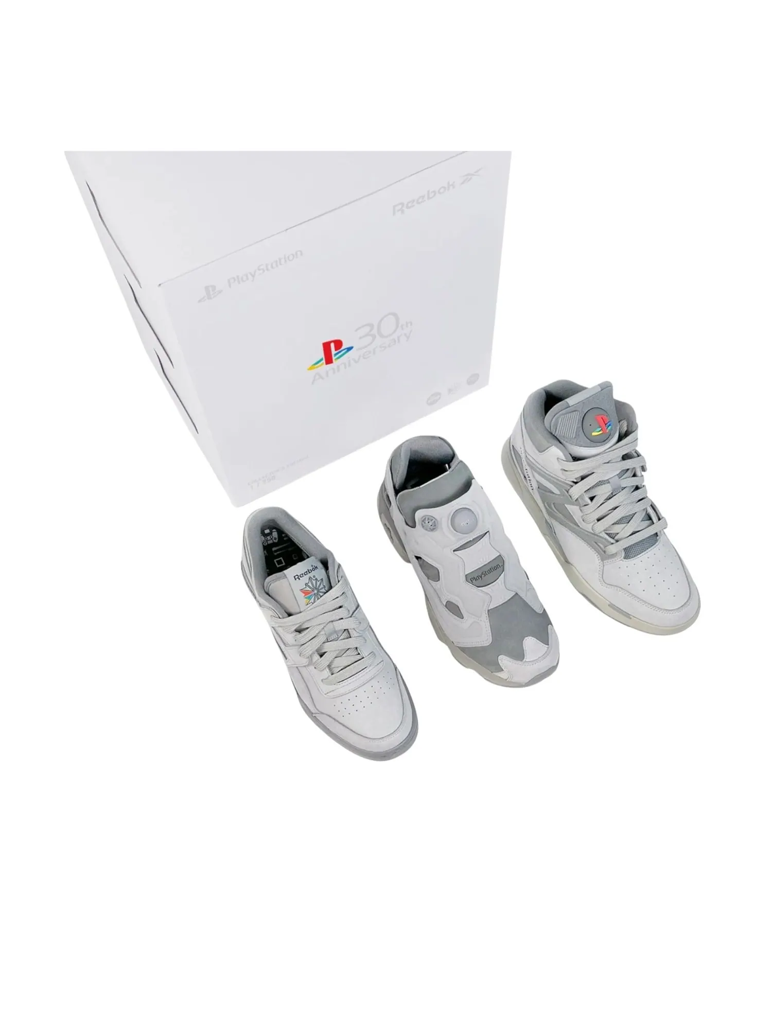 Кроссовки Reebok x Sony Playstation '30th Anniversary Stacking Box' — изображение 6 из 7, серый