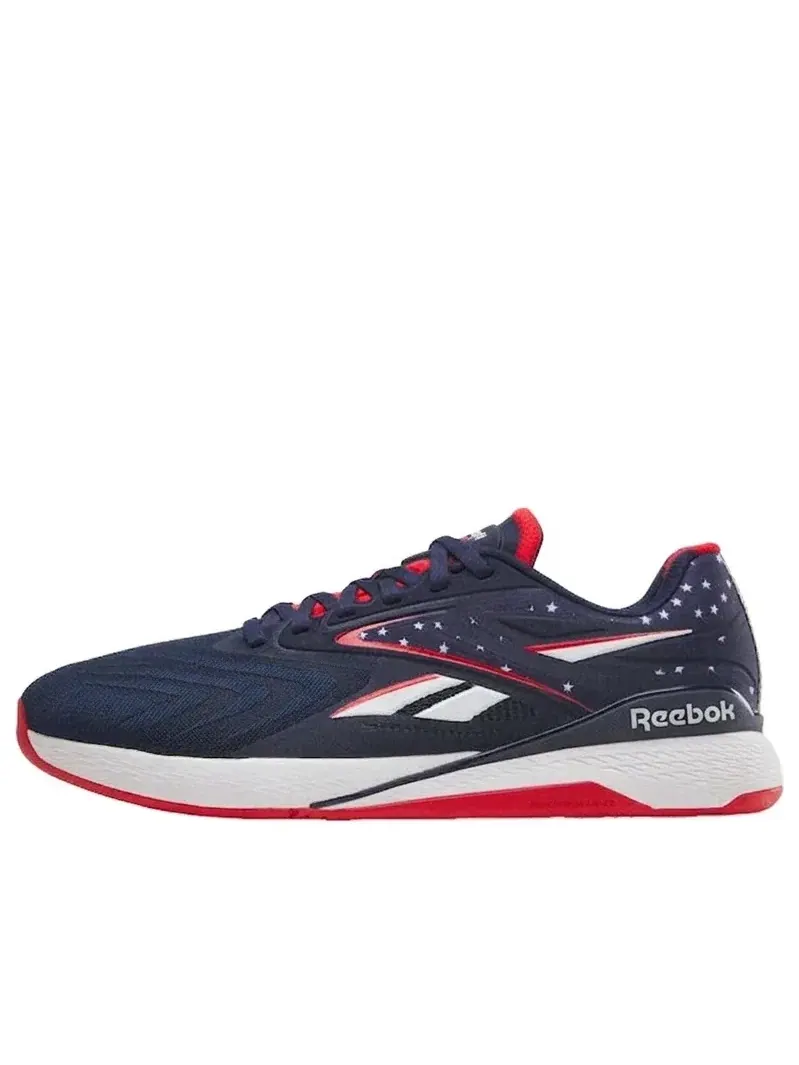 Мужские кроссовки для тренировок с высоким верхом Nano X5 Edge Vector Navy White Red Reebok — изображение 1 из 7, синий