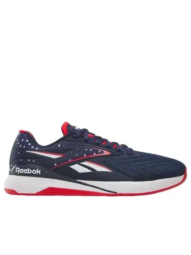 Мужские кроссовки для тренировок с высоким верхом Nano X5 Edge Vector Navy White Red Reebok — изображение 2 из 7, синий