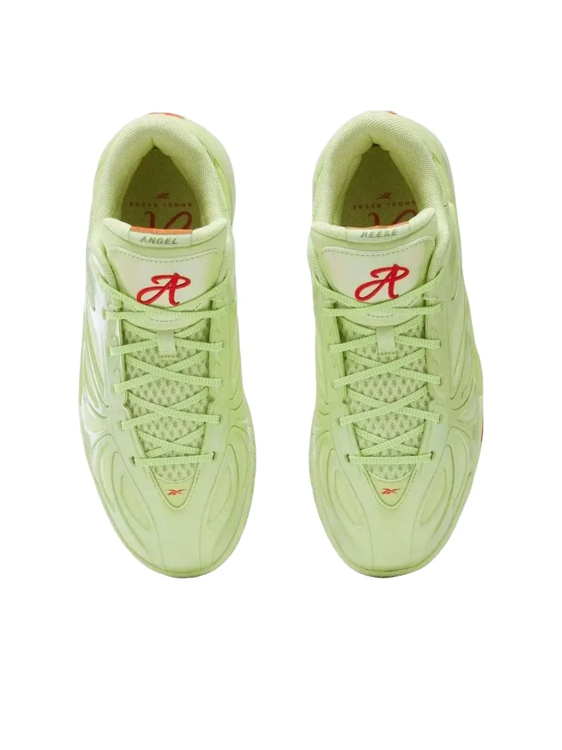 Мужские кроссовки с шнуровкой Angel Reese 1 Poison Angel Reebok — изображение 4 из 6, зеленый
