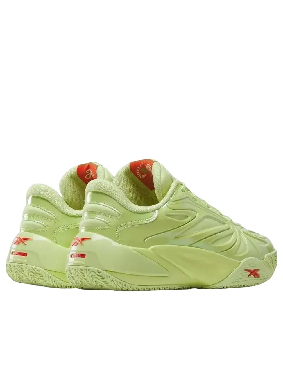 Мужские кроссовки с шнуровкой Angel Reese 1 Poison Angel Reebok — изображение 5 из 6, зеленый
