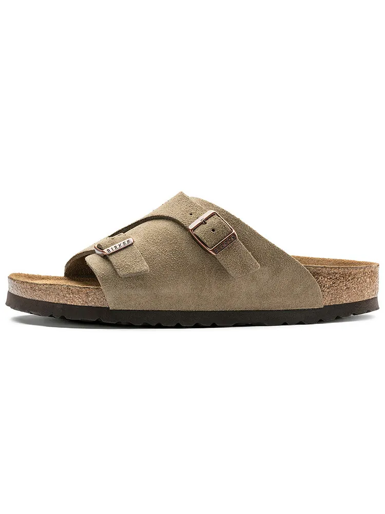 Сандалии Birkenstock Zrich Series Cowhide Suede — изображение 1 из 5, бежевый