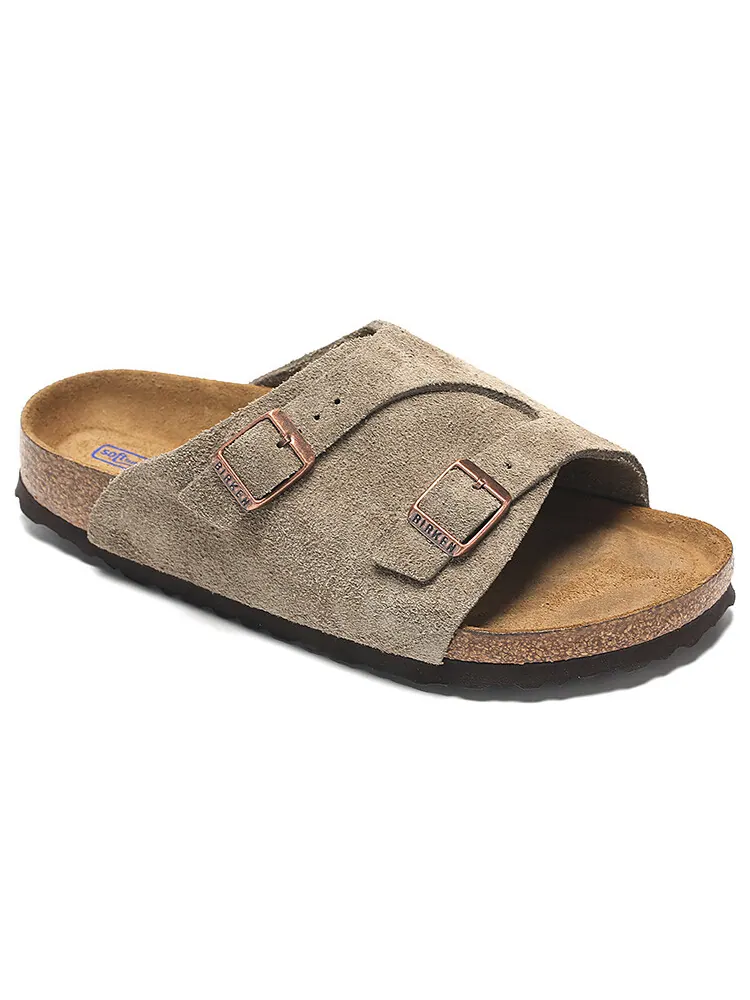 Сандалии Birkenstock Zrich Series Cowhide Suede — изображение 3 из 5, бежевый