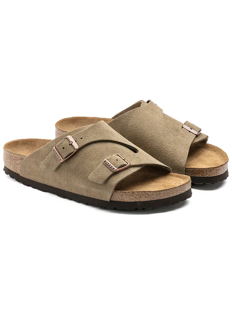 Сандалии Birkenstock Zrich Series Cowhide Suede — изображение 4 из 5, бежевый