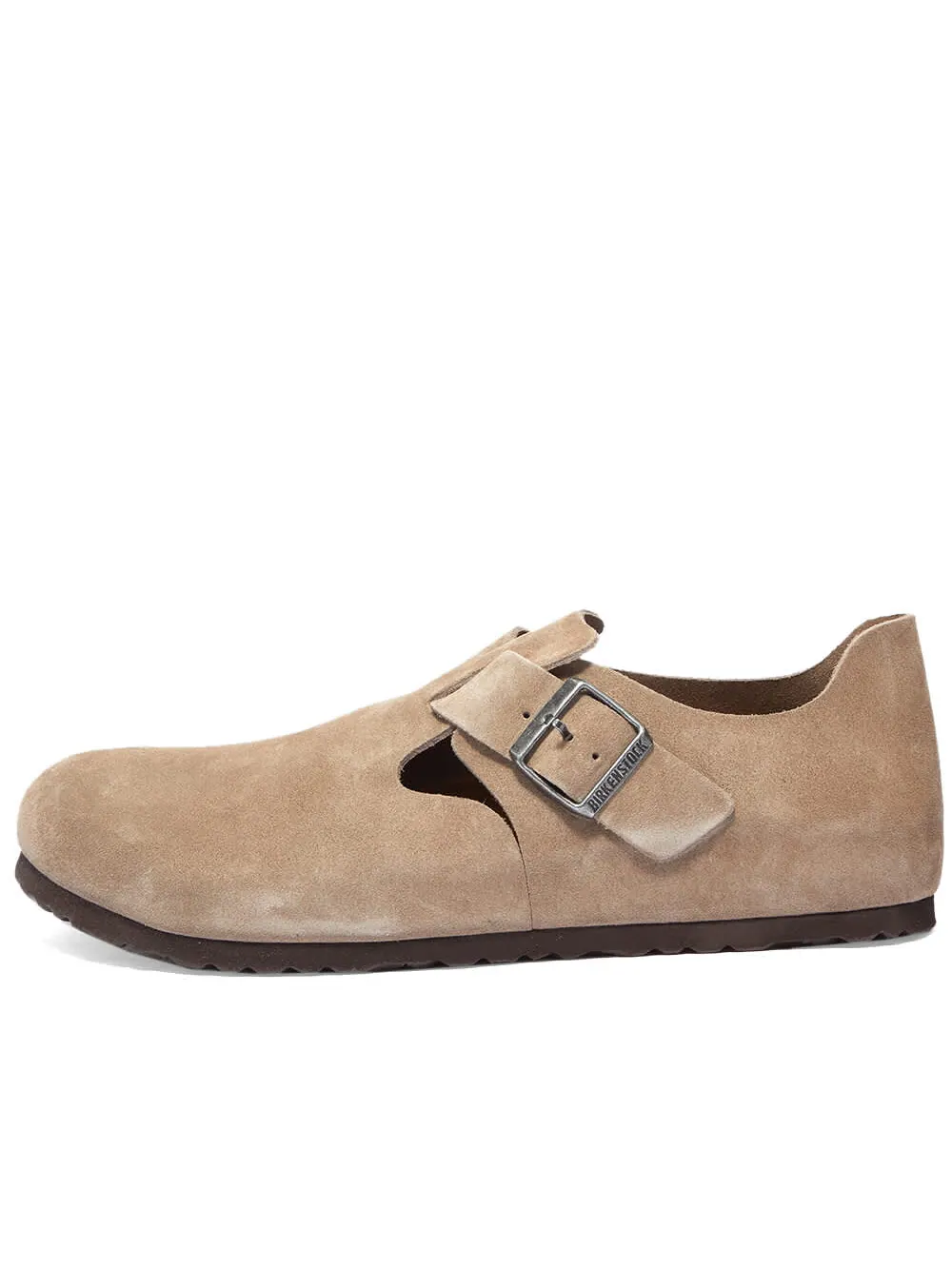Туфли Birkenstock London Suede Leather unisex — изображение 2 из 6, тауп