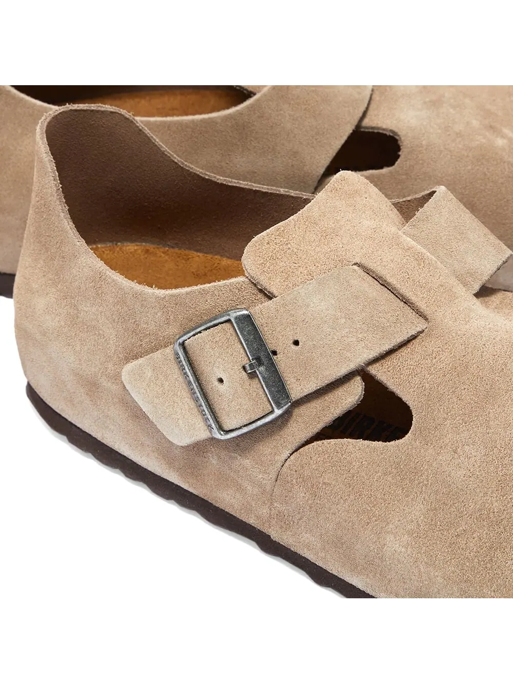 Туфли Birkenstock London Suede Leather unisex — изображение 4 из 6, тауп