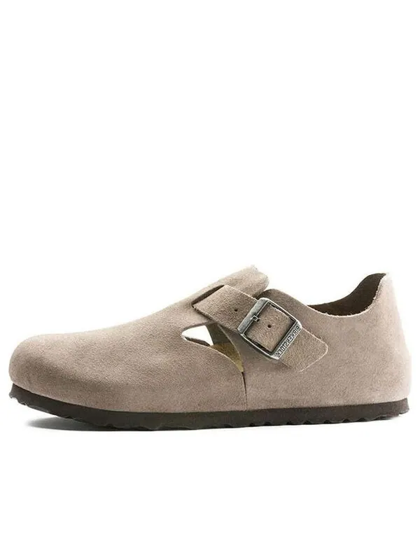 Кроссовки london suede leather narrow fit shoes 'taupe' Birkenstock