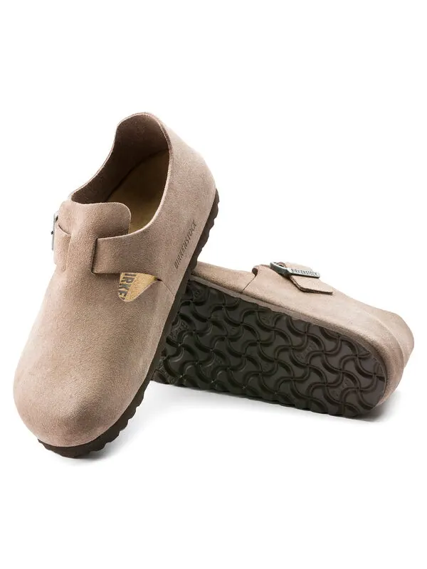 Кроссовки london suede leather narrow fit shoes 'taupe' Birkenstock — изображение 4 из 4, бежевый