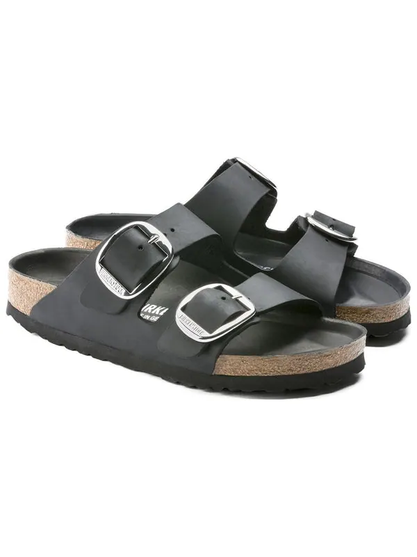 Тапочки arizona big buckle sandals 'black' Birkenstock — изображение 3 из 4, черный
