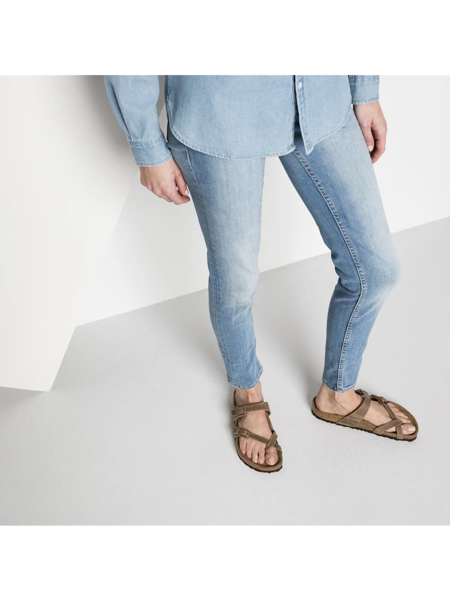 Сандалии Birkenstock Mayari Natural Leather Oiled — изображение 2 из 10, светло-коричневый
