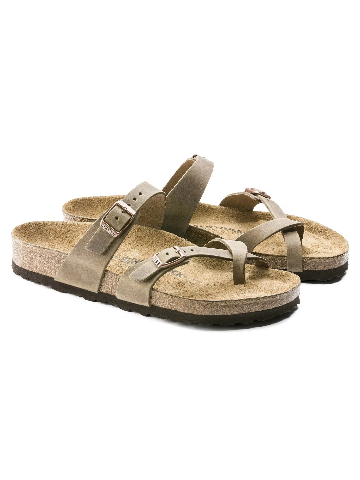 Сандалии Birkenstock Mayari Natural Leather Oiled — изображение 4 из 10, светло-коричневый