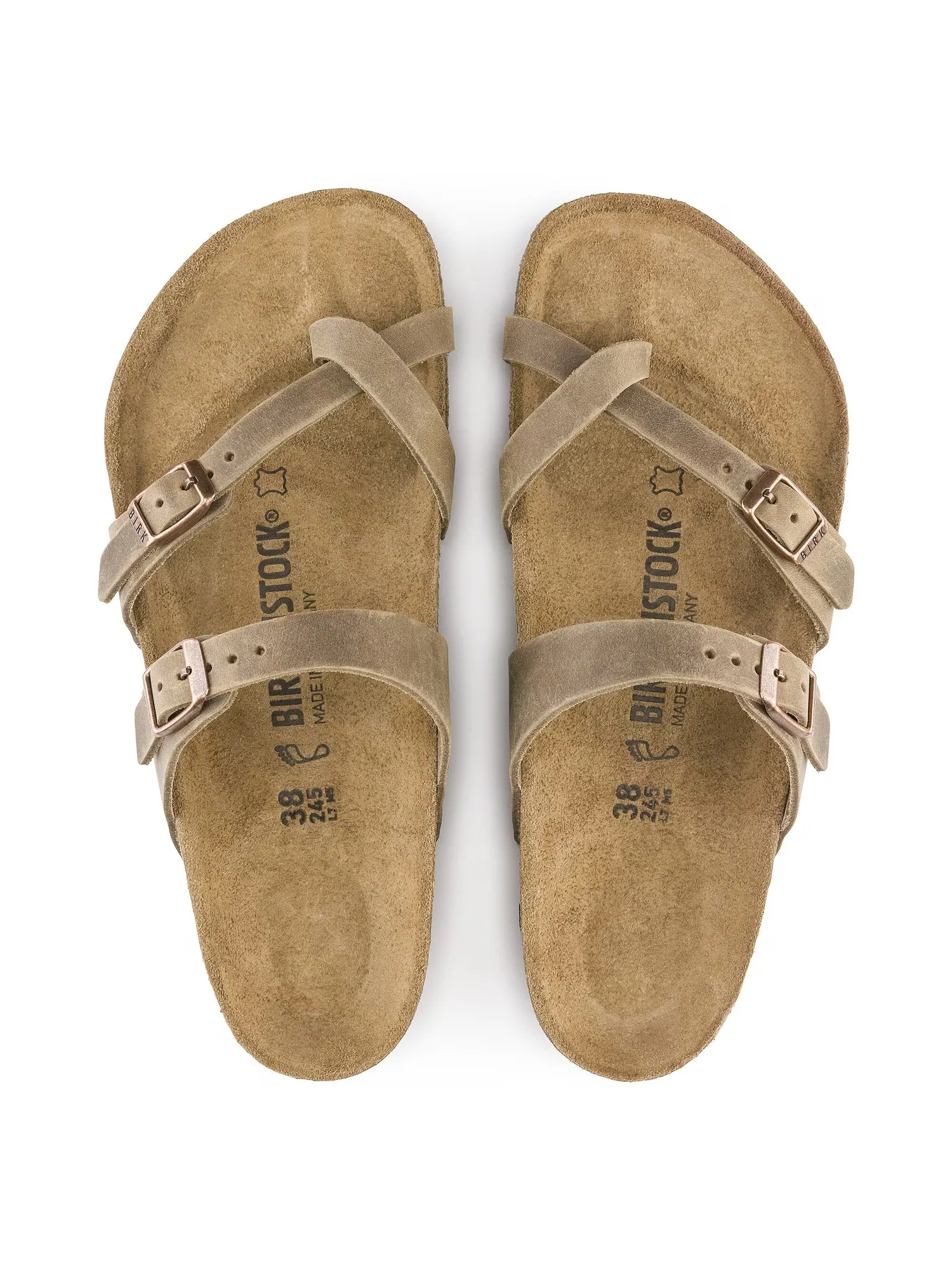 Сандалии Birkenstock Mayari Natural Leather Oiled — изображение 6 из 10, светло-коричневый