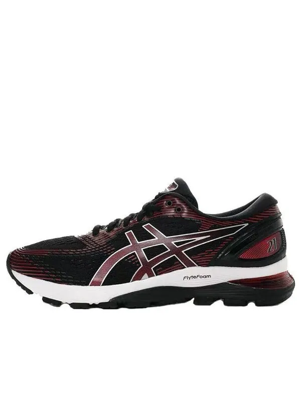 Кроссовки гель нимбус 21 Asics — изображение 1 из 4, черный