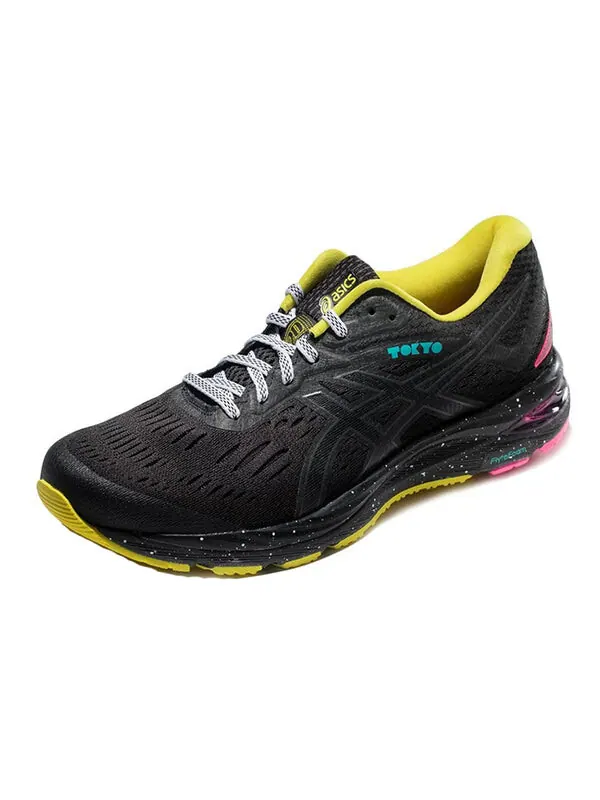 Кроссовки gel-cumulus 20 tokyo men's shoes limited edtion 'black yellow' Asics — изображение 3 из 4, черный/желтый