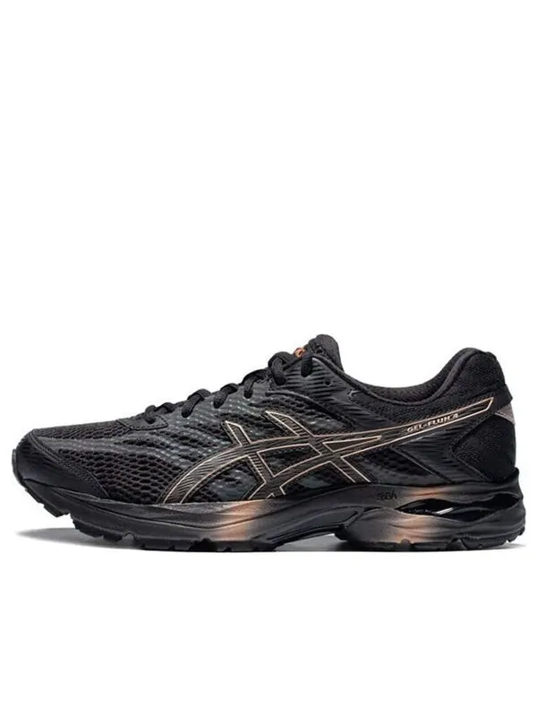 Кроссовки гель флюс 4 коричневый Asics — изображение 1 из 4, черный
