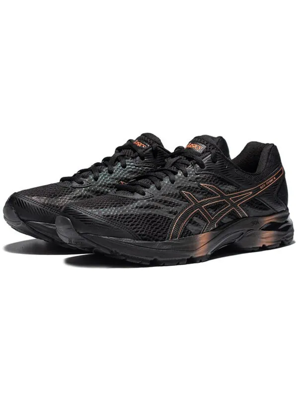 Кроссовки гель флюс 4 коричневый Asics — изображение 2 из 4, черный