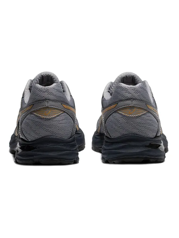 Кроссовки гель флюс 4 золотой Asics — изображение 4 из 4, серый/золотистый