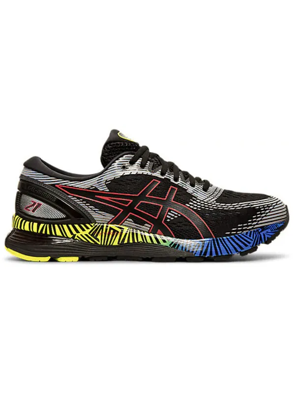 Кроссовки гель нимбус 21 Asics — изображение 2 из 4, черный