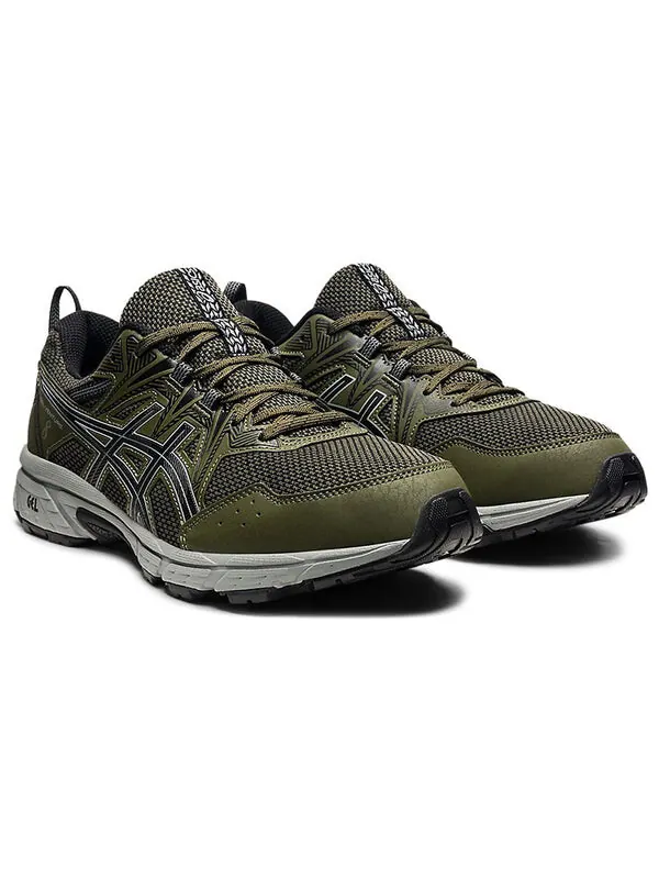Кроссовки гель Venture 8 Asics — изображение 3 из 4, зеленый/черный
