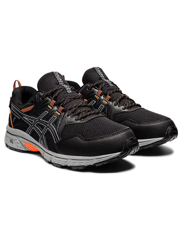 Кроссовки гель венчур 8 wp Asics — изображение 3 из 4, черный/серый/оранжевый