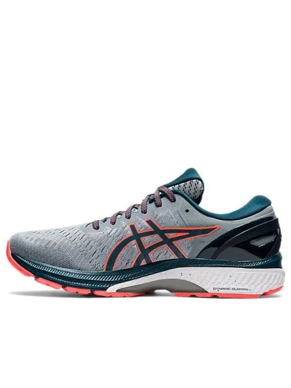 Кроссовки гелевые kayano 27 2e широкие Asics — изображение 1 из 4, серый/синий/оранжевый