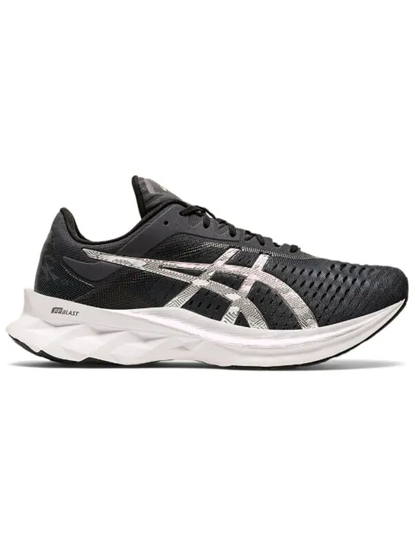 Кроссовки novablast платина Asics — изображение 2 из 4, черный/белый