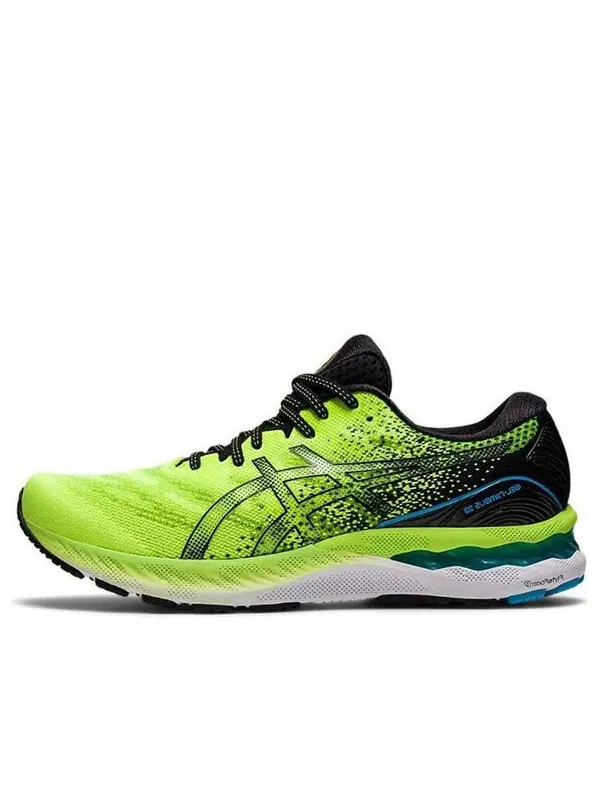 Кроссовки гель нимбус 23 Asics — изображение 1 из 4, зеленый/черный