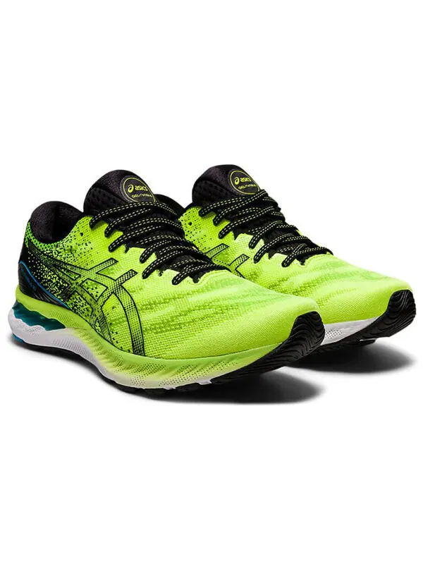 Кроссовки гель нимбус 23 Asics — изображение 3 из 4, зеленый/черный