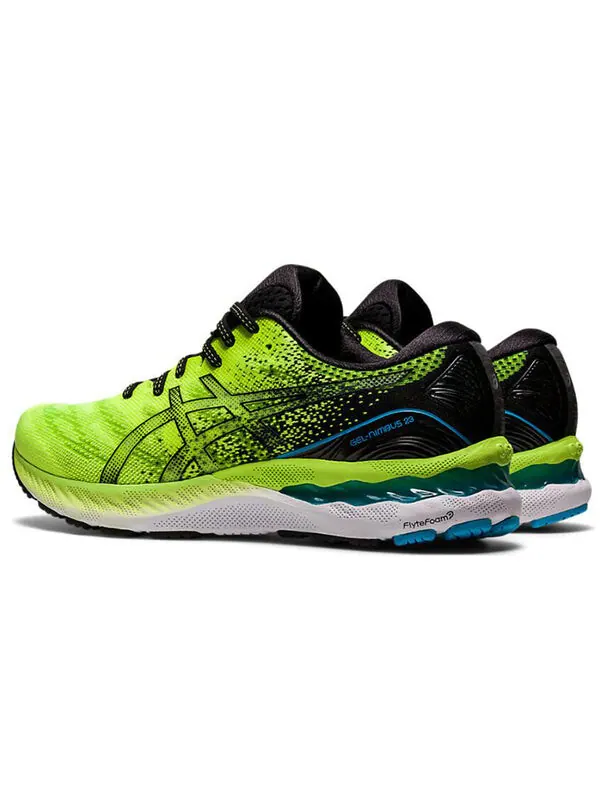 Кроссовки гель нимбус 23 Asics — изображение 4 из 4, зеленый/черный