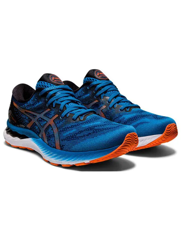 Кроссовки гель нимбус 23 Asics — изображение 3 из 4, синий/черный