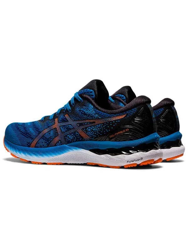 Кроссовки гель нимбус 23 Asics — изображение 4 из 4, синий/черный