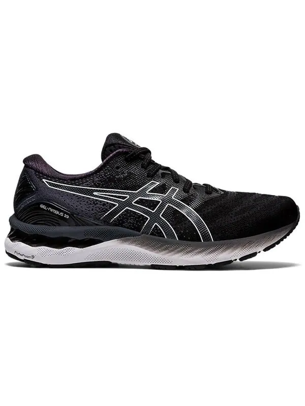 Кроссовки гель нимбус 23 2е широкие Asics — изображение 2 из 4, черный