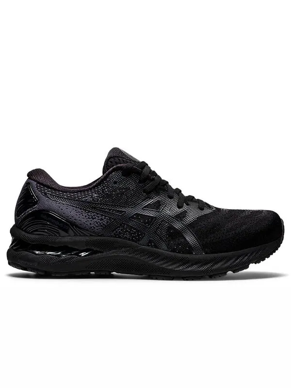 Кроссовки гель нимбус 23 2е широкие Asics — изображение 2 из 4, черный