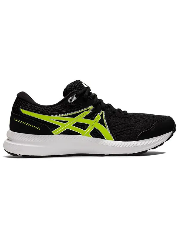 Кроссовки гель contend 7 Asics — изображение 2 из 4, черный/зеленый