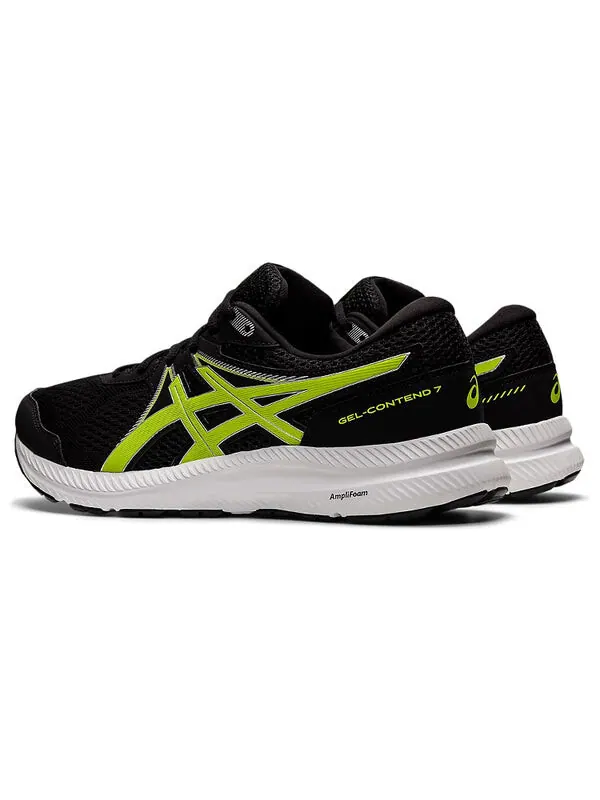 Кроссовки гель contend 7 Asics — изображение 4 из 4, черный/зеленый