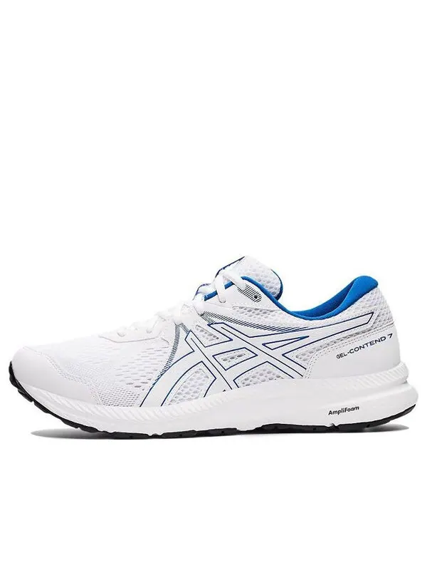 Кроссовки гель contend 7 Asics — изображение 1 из 4, белый/синий