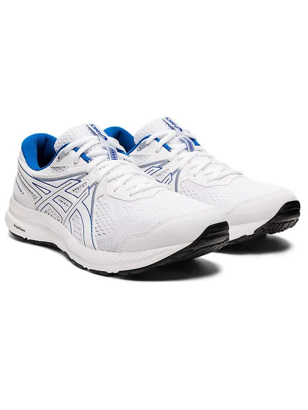 Кроссовки гель contend 7 Asics — изображение 3 из 4, белый/синий