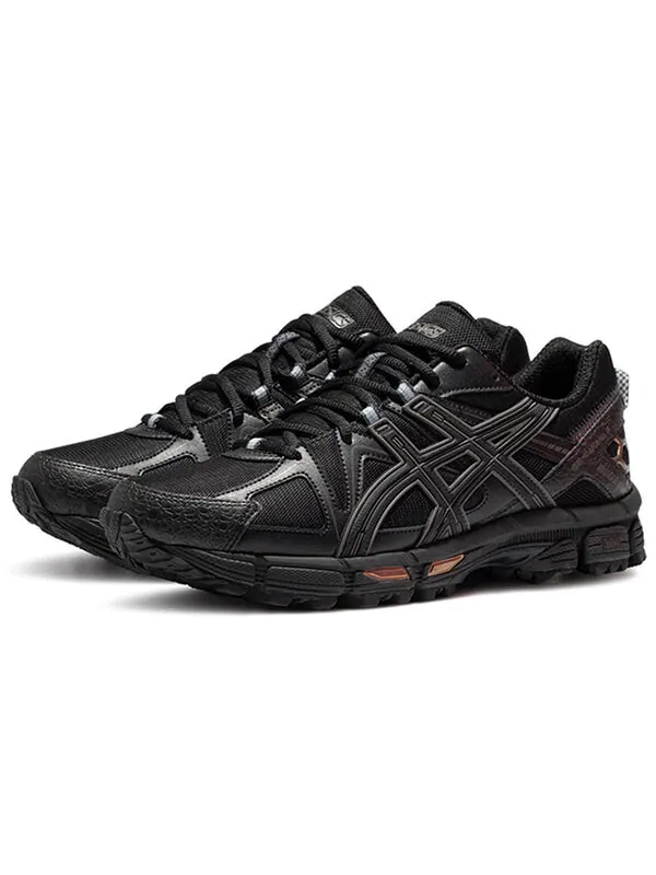 Кроссовки гелевые кахана 8 уютные износостойкие уличные Asics — изображение 2 из 4, черный