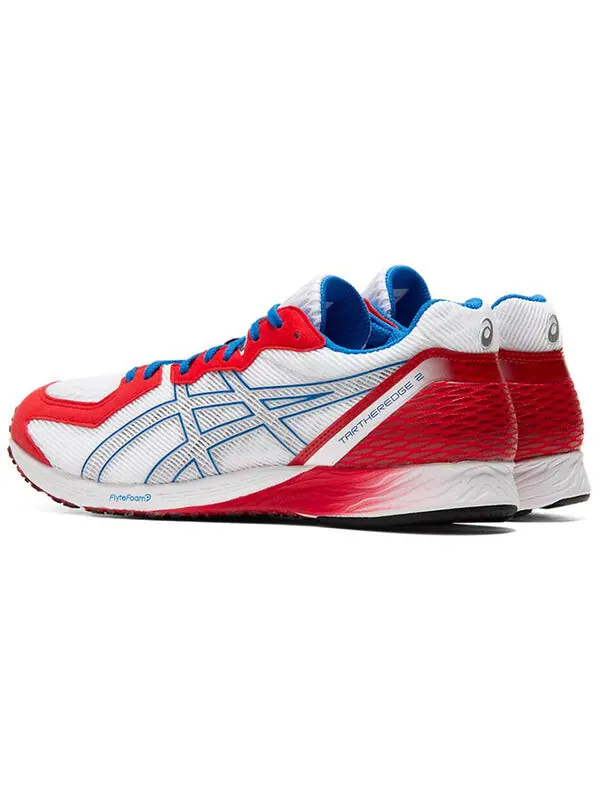 Кроссовки tartheredge 2 красные Asics — изображение 3 из 4, белый/красный