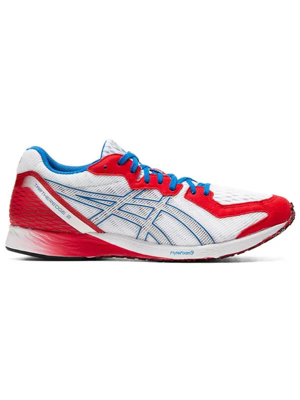 Кроссовки tartheredge 2 красные Asics — изображение 2 из 4, белый/красный/синий