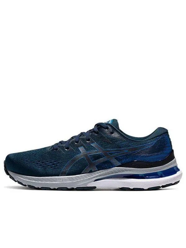 Кроссовки гелевые kayano 28 2e широкие Asics — изображение 1 из 4, синий/серый