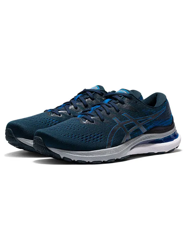 Кроссовки гелевые kayano 28 2e широкие Asics — изображение 2 из 4, синий/серый
