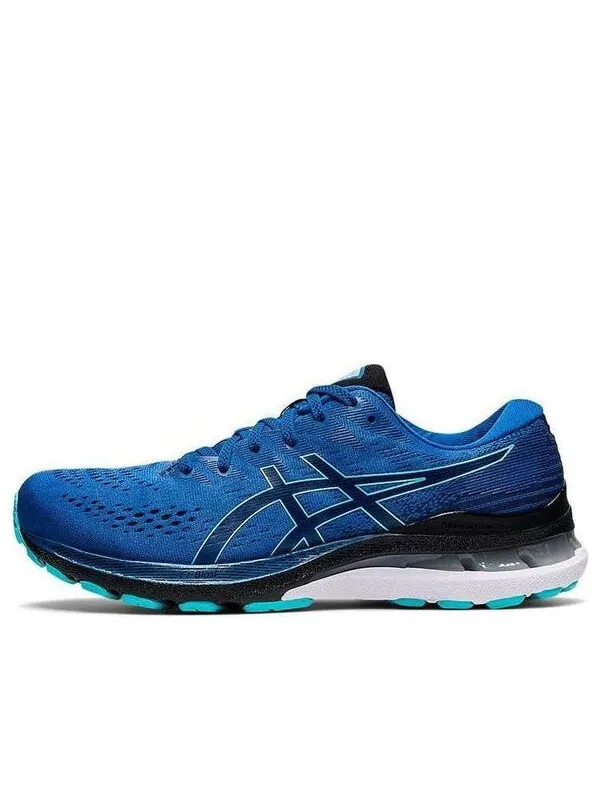 Кроссовки гелевые kayano 28 2e широкие Asics — изображение 1 из 4, синий/черный