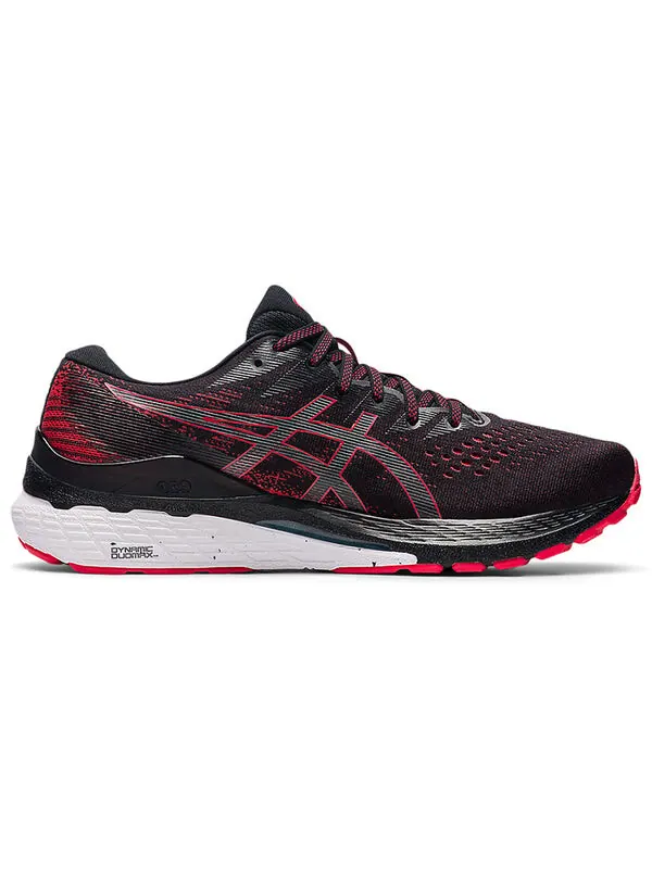 Кроссовки гелевые kayano 28 шириной 4е Asics — изображение 2 из 4, черный/красный