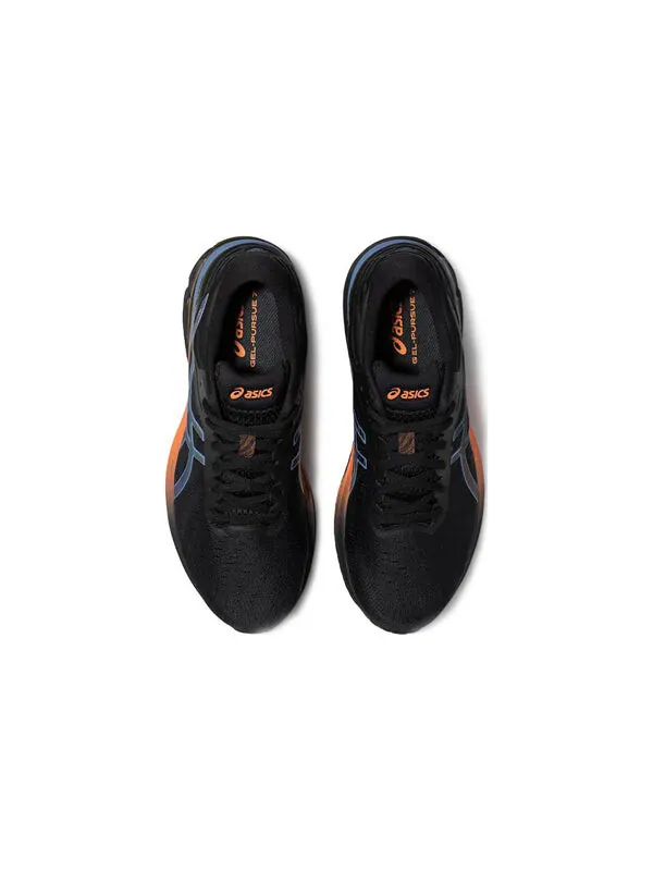 Кроссовки гель преследовать 7 Asics — изображение 3 из 4, черный/синий/оранжевый