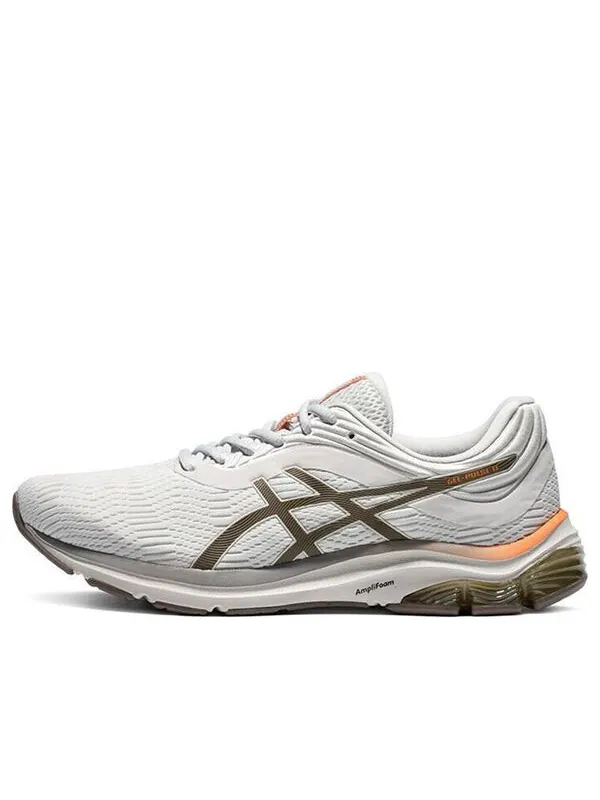 Кроссовки gel pulse 11 коричневые Asics — изображение 1 из 4, белый/коричневый