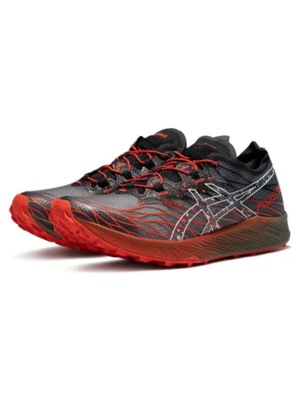 Кроссовки fuji speed Asics — изображение 2 из 4, черный/красный
