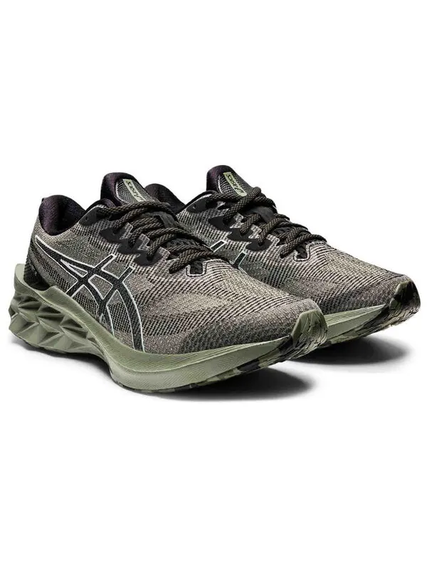 Кроссовки novablast 2 le Asics — изображение 3 из 4, оливковый зеленый